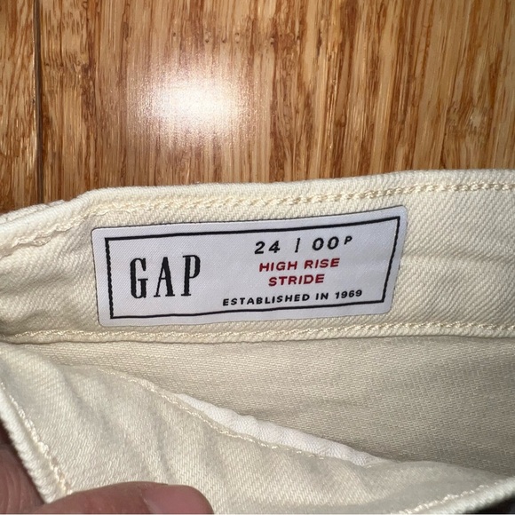 GAP high rise stride beach pebble jeans - Picture 6 of 7